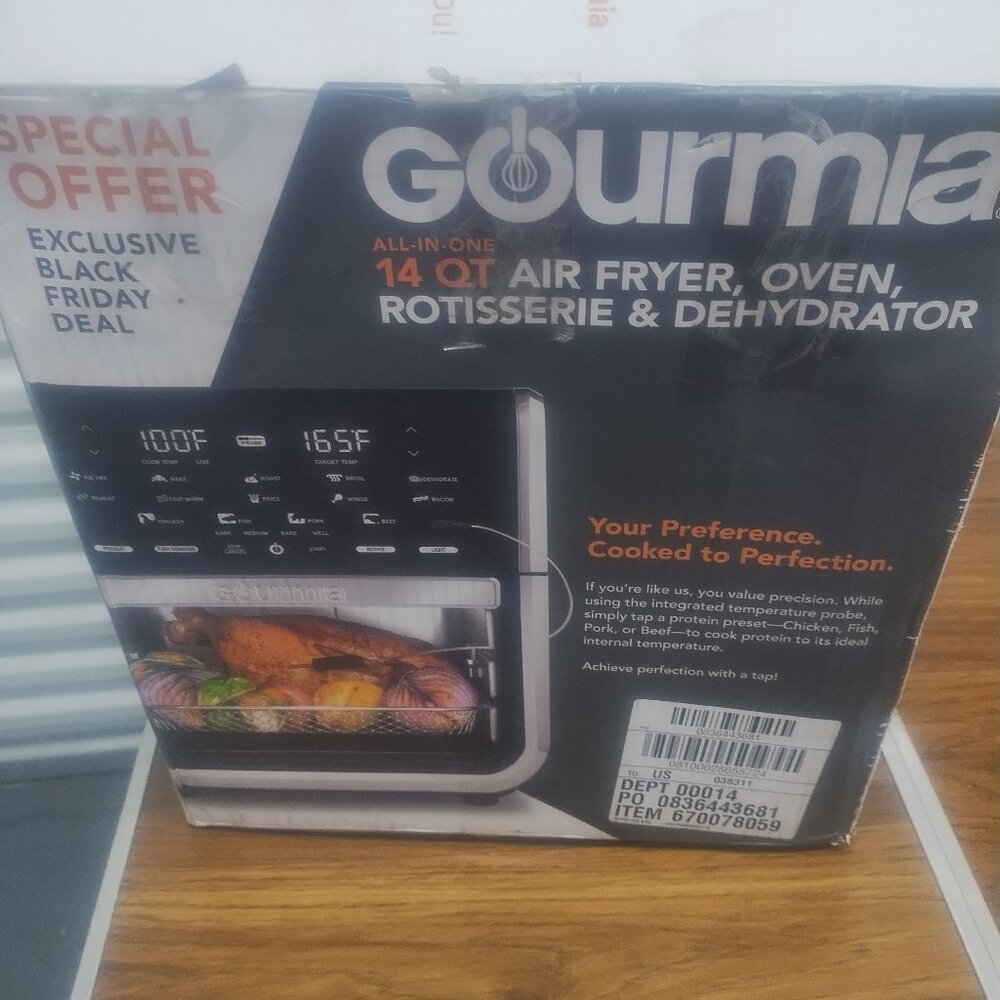 14qt Gourmia All in One air fryer